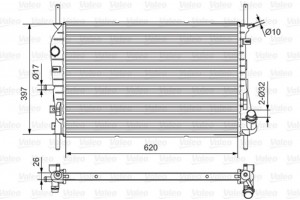 Valeo Ψυγείο, Ψύξη Κινητήρα - 734699
