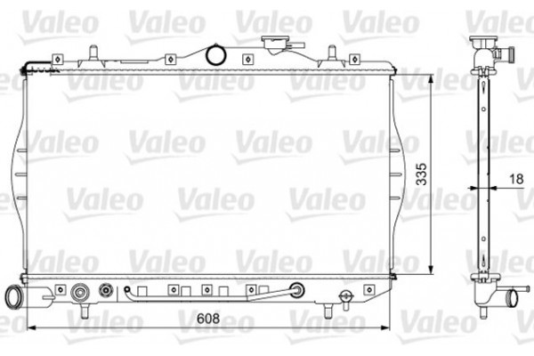 Valeo Ψυγείο, Ψύξη Κινητήρα - 734956