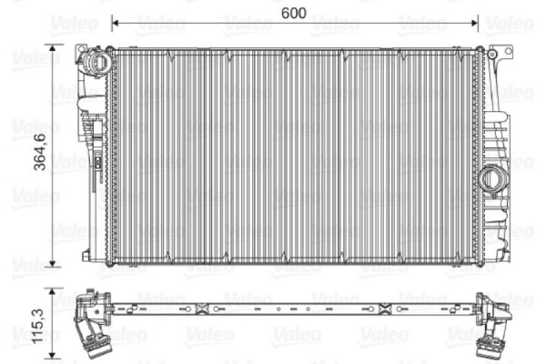 Valeo Ψυγείο, Ψύξη Κινητήρα - 735451