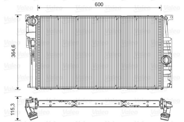 Valeo Ψυγείο, Ψύξη Κινητήρα - 735454