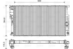 Valeo Ψυγείο, Ψύξη Κινητήρα - 735455