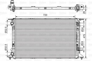Valeo Ψυγείο, Ψύξη Κινητήρα - 735472