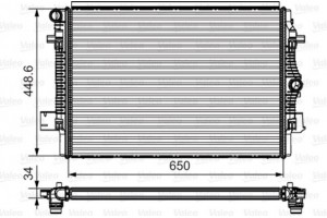 Valeo Ψυγείο, Ψύξη Κινητήρα - 735622