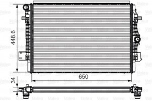 Valeo Ψυγείο, Ψύξη Κινητήρα - 735622