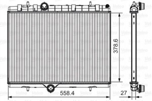 Valeo Ψυγείο, Ψύξη Κινητήρα - 735630