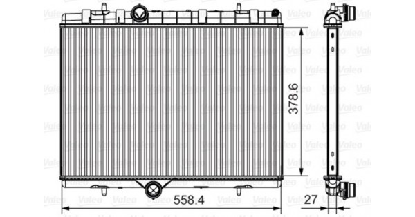 Valeo Ψυγείο, Ψύξη Κινητήρα - 735630