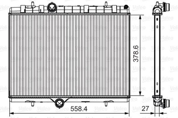 Valeo Ψυγείο, Ψύξη Κινητήρα - 735630