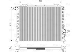 Valeo Ψυγείο, Ψύξη Κινητήρα - 811068