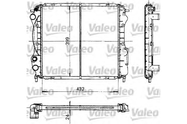 Valeo Ψυγείο, Ψύξη Κινητήρα - 730181