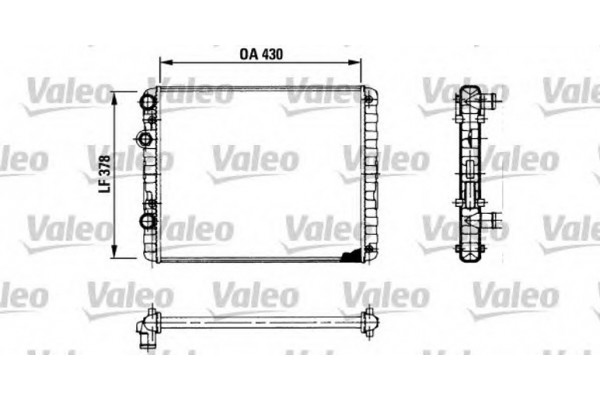Valeo Ψυγείο, Ψύξη Κινητήρα - 730956