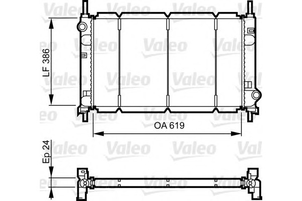 Valeo Ψυγείο, Ψύξη Κινητήρα - 731011