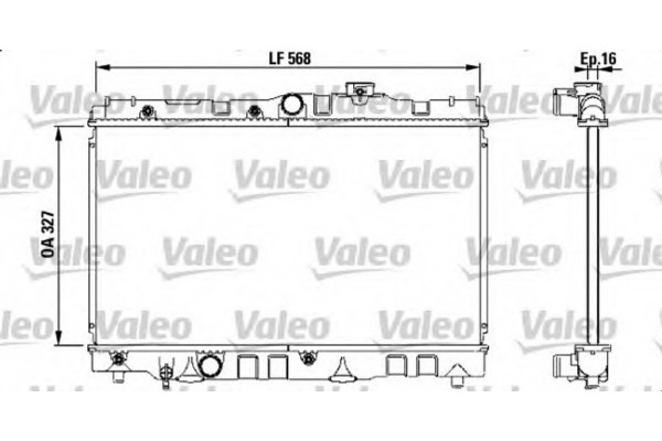 Valeo Ψυγείο, Ψύξη Κινητήρα - 731119