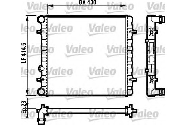 Valeo Ψυγείο, Ψύξη Κινητήρα - 731607
