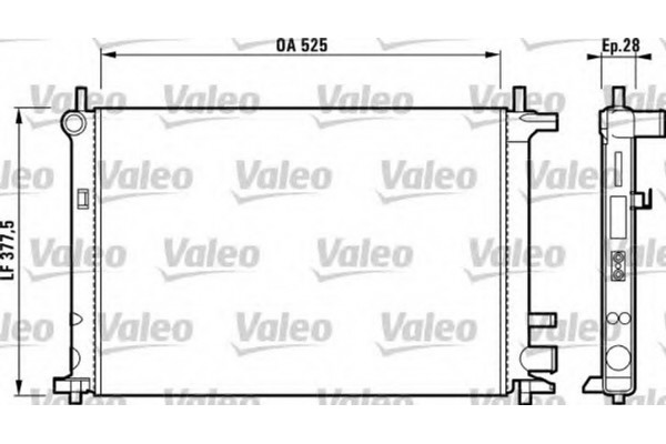 Valeo Ψυγείο, Ψύξη Κινητήρα - 731736