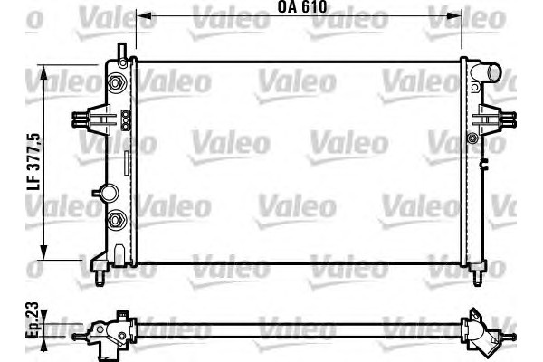 Valeo Ψυγείο, Ψύξη Κινητήρα - 732549