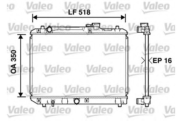 Valeo Ψυγείο, Ψύξη Κινητήρα - 732750