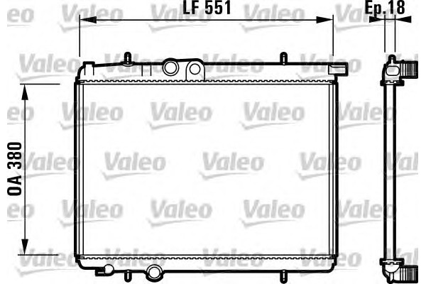 Valeo Ψυγείο, Ψύξη Κινητήρα - 732886