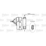 Valeo Ρυθμιστικό στοιχείο, Ρύθμιση Μήκους Ακτίνας Προβολέων - 085169