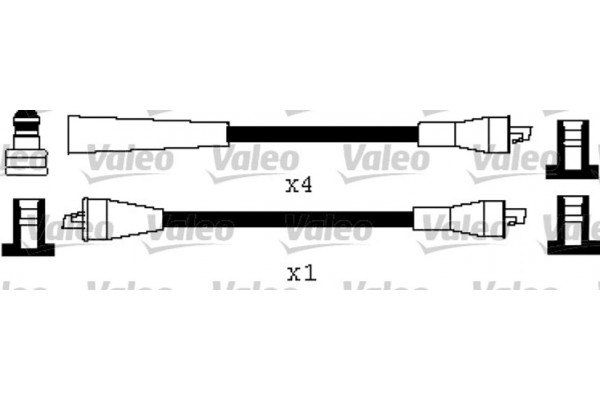 Valeo Σετ Καλωδίων Υψηλής Τάσης - 346539