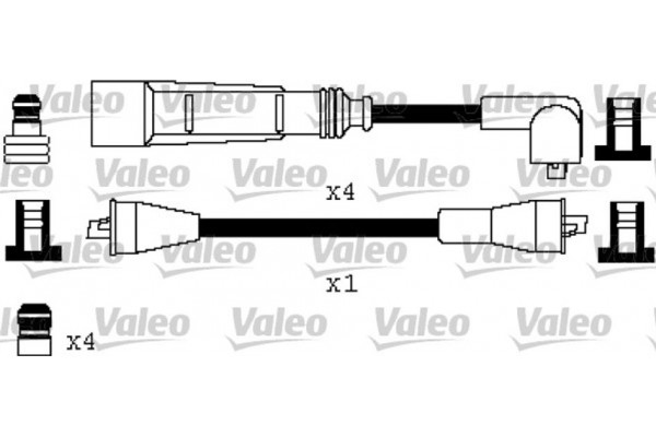 Valeo Σετ Καλωδίων Υψηλής Τάσης - 346387