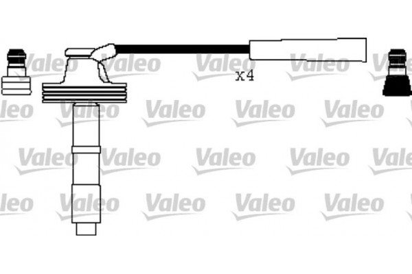 Valeo Σετ Καλωδίων Υψηλής Τάσης - 346326