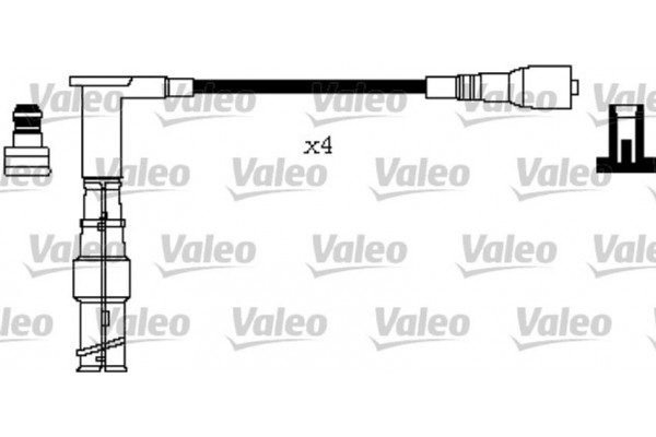 Valeo Σετ Καλωδίων Υψηλής Τάσης - 346325