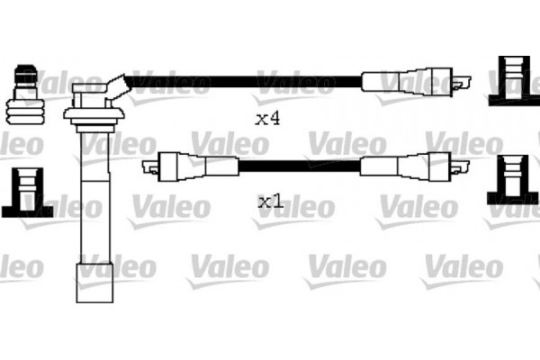 Valeo Σετ Καλωδίων Υψηλής Τάσης - 346288