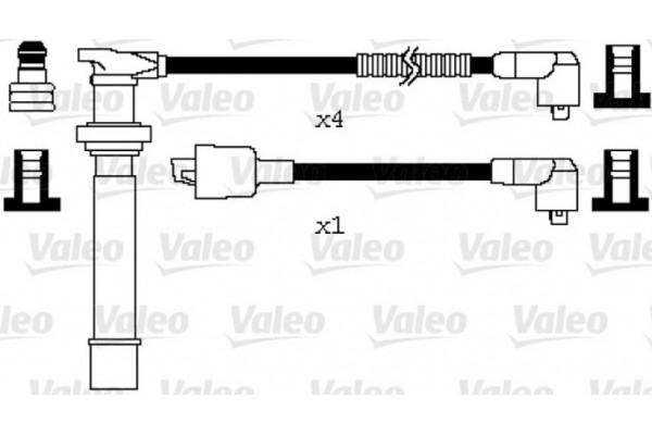 Valeo Σετ Καλωδίων Υψηλής Τάσης - 346075