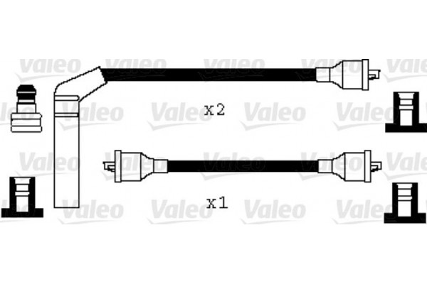 Valeo Σετ Καλωδίων Υψηλής Τάσης - 346017