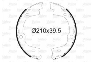 Valeo Σετ Σιαγόνων φρένων, Χειρόφρενο - 564167