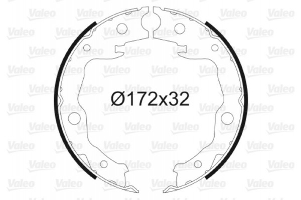 Valeo Σετ Σιαγόνων φρένων, Χειρόφρενο - 564168