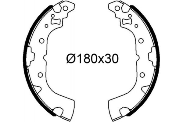 Valeo Σετ Σιαγόνων Φρένων - 564281