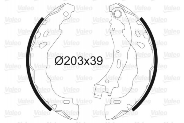 Valeo Σετ Σιαγόνων Φρένων - 564157