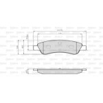 Valeo Σετ τακάκια, Δισκόφρενα - 872599