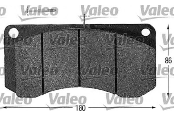 Valeo Σετ τακάκια, Δισκόφρενα - 541600