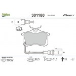 Valeo Σετ τακάκια, Δισκόφρενα - 301180