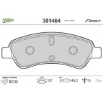 Valeo Σετ τακάκια, Δισκόφρενα - 301464