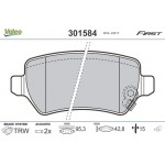 Valeo Σετ τακάκια, Δισκόφρενα - 301584