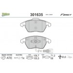 Valeo Σετ τακάκια, Δισκόφρενα - 301635