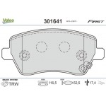 Valeo Σετ τακάκια, Δισκόφρενα - 301641