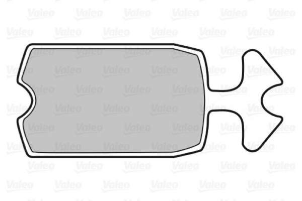 Valeo Σετ τακάκια, Δισκόφρενα - 598144
