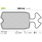 Valeo Σετ τακάκια, Δισκόφρενα - 598144