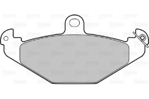 Valeo Σετ τακάκια, Δισκόφρενα - 598055