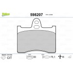 Valeo Σετ τακάκια, Δισκόφρενα - 598207