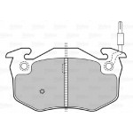 Valeo Σετ τακάκια, Δισκόφρενα - 598151