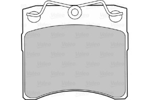 Valeo Σετ τακάκια, Δισκόφρενα - 598048