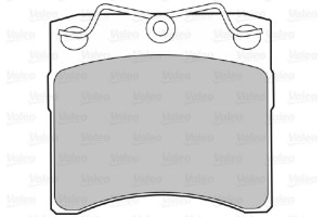 Valeo Σετ τακάκια, Δισκόφρενα - 598048