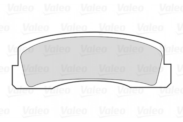 Valeo Σετ τακάκια, Δισκόφρενα - 301389