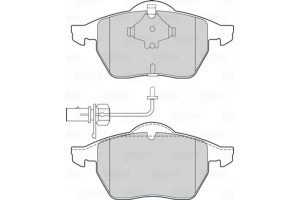 Valeo Σετ τακάκια, Δισκόφρενα - 301751