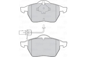 Valeo Σετ τακάκια, Δισκόφρενα - 301751